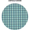 thumbnail image 3 of Round Tablecloth 60 Inch, Modern Plaid Circular Table Cover Reusable Tabletop Covers Polyester Table Cloth for Dining, Party, Buffet, Wedding, 3 of 8