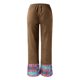 thumbnail image 4 of Gibobby pantalones de mezclilla afelpados mujer Pantalones de pierna ancha informales irregulares con cintura elástica y estampado suelto informal a la moda para mujer (Marrón, S), 4 of 5