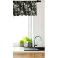 thumbnail image 3 of Ambesonne Vintage Window Valance, Spring Branches Motif Print, 54" X 12", Charcoal Grey and Green, 3 of 3