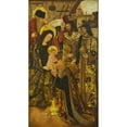 thumbnail image 2 of Juan Pons 15x24 Gold Ornate Framed and Double Matted Museum Art Print Titled - Adoration of the Magi (1477), 2 of 4