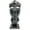 Black, variant on Bergamo Art Decorative Handmade Aluminum 12 inch Abstract Face Sculpture
