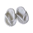thumbnail image 1 of Zapatillas para bebés, accesorios para recién nacidos, decoración pequeña, zapatos sólidos y acogedores hechos a mano para niños y niñas Blanco perfke zapatilla foto prop, 1 of 9