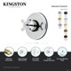 thumbnail image 3 of Kingston Brass Kb3001Ax Control De Volumen Cromo Pulido, 3 of 3
