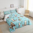 thumbnail image 3 of Homewish Kawaii Otter Bedding Comforter Set 2pcs for Preppy Child,Cartoon Animal Twin Comforter Sets Microfiber,Koi Fish Breathable Bedding Set,Luxury Bedroom Decor,Reversible, 3 of 8