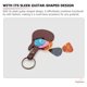 thumbnail image 3 of unbranded 1Jgo Bolsa Porta Púas Guitarra Marrón Con Sofisticado Para Guitarristas Exigentes, 3 of 8