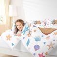 thumbnail image 3 of Erosebridal Cartoon Capybara Queen Comforter Set 3pcs For Kids,Kawaii Ocean Fish Seashell Starfish Bedding Comforter Set For Boys Girls,Breathable Home Decor, 3 of 7