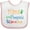 White and Pink, variant on Inktastic Mimi and Peepaw Love Me Boys or Girls Baby Bib