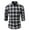B-Black, variant on Wyobmus Men's Twill Button Down Shirt Regular Fit Dress Shirts Long Sleeve Plaid Flannel Casual Shirts Spread Collar Business Work Shirts Blouses K-Red
