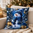 thumbnail image 5 of Christmas Pillow Covers, Decorative Cushion Case with Hidden Zipper, Soft Fabric for Sofa Couch Bed Home Decor, 5 of 7