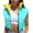 Sky Blue, variant on Babysbule Winter Jackets for Women Women Fashion Zippers Slim Zipper Dual-purpose Warm Coat Tops Vest