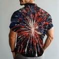 thumbnail image 6 of JGNGSHN Men's American Flag Hawaiian Shirts Patriotic 4th July Shirt Short Sleeve Button Down T-Shirts Casual Summer Stars Stripes Printed Beach Shirt, 6 of 11