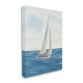 thumbnail image 4 of Stupell Industries Sailboat in Ocean Waves Transportation Painting Gallery Wrapped Canvas Print Wall Art, 16 x 20, 4 of 8
