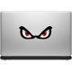thumbnail image 3 of une Paire/ 2 X Autocollant Stickers Vinyle No Fear Eyes Paire Yeux Pour Ordinateur Portable Ipad Panneau Voyage Cadeau Voiture Fentre Porte Moto C, 3 of 4