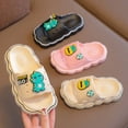 thumbnail image 4 of Zapatillas de verano para niños con dibujos animados, de fondo suave y antideslizantes, sandalias para niños, zapatillas de dinosaurios para bebés, 4 of 6