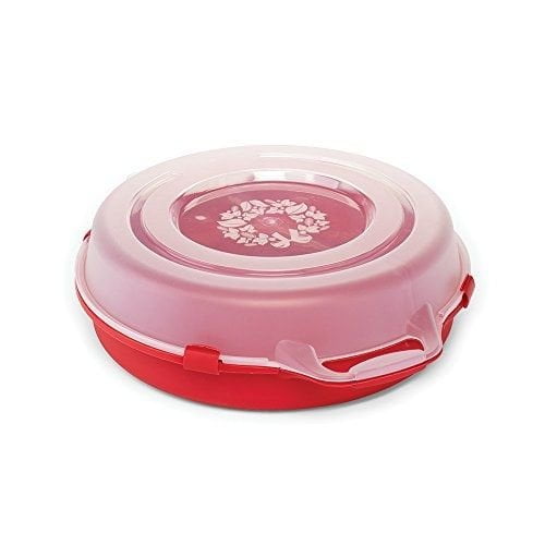 Sterilite Christmas Red/Clear 24" Wreath Container Storage Case Holiday