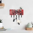 thumbnail image 6 of Lion Football Mail Holder Organizer Wall Mount with Shelf Key Holder Key Rack with 5 Key Hooks for Wall Decorative, 6 of 6