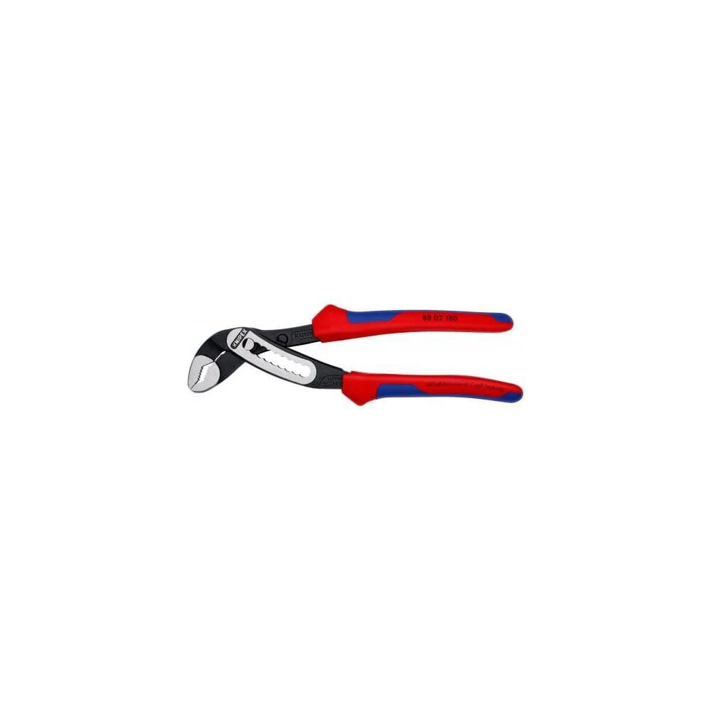 7 1/4 in V-Jaw Water Pump Plier Serrated, Bi-Material Grip 88 02 180 SBA
