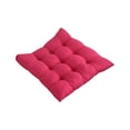 thumbnail image 2 of office Chair Cushion for Butt, Butt Cushion for office Chair, 16X16 in, Solid Brushed Fabric, Thick Support, Secure Ties, Fuchsia, 1 Pc, 2 of 7