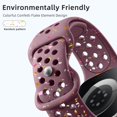 thumbnail image 4 of Nature Friendly Band Compatible with Apple Watch Band 40mm 38mm 44mm 42mm 41mm 45mm 49mm Women Men, Breathable Sport Replacement iWatch Bands Compatible for iWatch Ultra 2 Series 9 8 7 6 5 4 3 SE, 4 of 8
