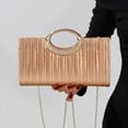 thumbnail image 2 of Jaucin Women's Glitter Embossed Evening Tote Bag Magnetic Top Handle Chain Shoulder Strap Clutch Wallet Wedding Clutch, 2 of 24