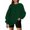 Green, variant on Azrian Deals Fashion Woman Long Sleeve Round Neck Loose Sweatshirt Solid Blouse Tops