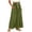 Army Green, variant on Women's Cotton Linen Midi Skirt with Pockets Casual Flowy Swing Elastic High Waist A-Line Split Long Skirts,Pink,Women's S-XXL