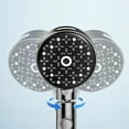 thumbnail image 4 of Hard Water Filter Shower Head with ON/Off Full Shutoff Push Button, 4 of 6