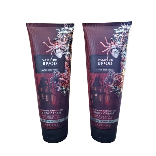 Bath & Body Works Vampire Blood Ultimate Crema corporal hidratante, 8 onzas, paquete de 2