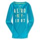 thumbnail image 1 of Aeropostale Mujeres Ny Thermal Henley Shirt, Verde, Grande Aeropostale henley, 1 of 2
