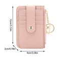 thumbnail image 1 of Bdday Totes for Storage Card Bag Overseas Taobao Id Bag Large Capacity Wallet Card Slot Brief Thoroughfare Control Card Wrap Solid Color Small Card Bag Crossbody Bag Men, 1 of 5