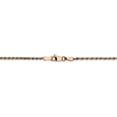 thumbnail image 3 of 14k Rose Gold 1.8mm Diamond-cut Rope Chain Anklet, 3 of 3
