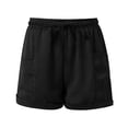 thumbnail image 5 of MEZZALL Women Casual Solid Color Elastic Waist Pocket Athletic Shorts Comfortable Workout Running Yoga Shorts Breathable Summer Daily Bottoms, 5 of 5
