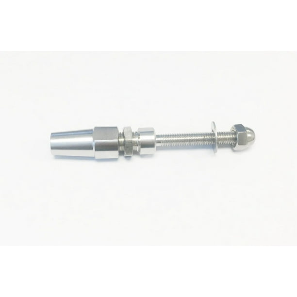 Stainless Steel T316 Swageless Stud Right Hand Thread End Fitting for