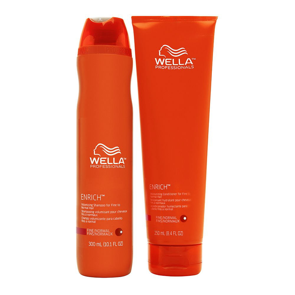 Wella Professional Enrich Shampoo and Conditioner Duo for Fine Hair  10.1oz/8.4oz - Walmart.com