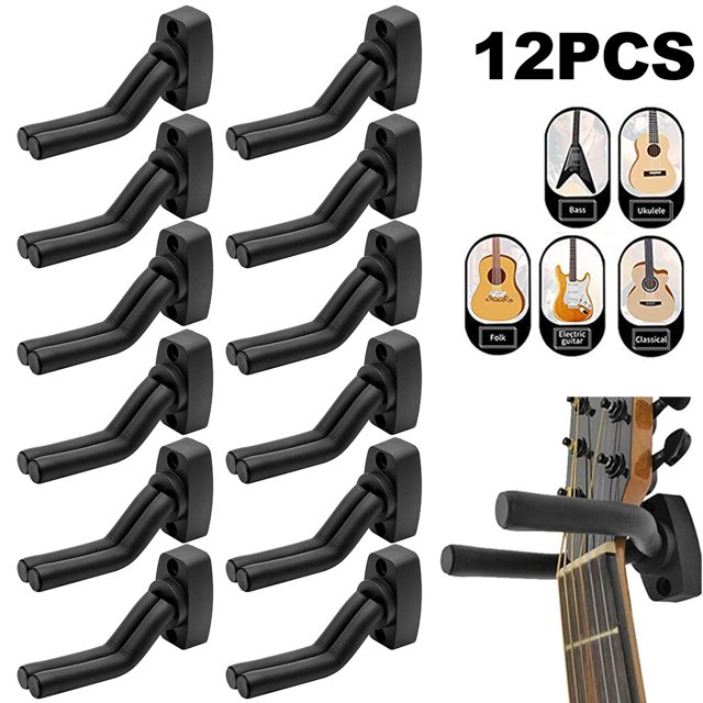 JShteea Colgador Guitarra Soporte Pared Gancho Suspensión Guitarra Metal Con Tornillos Accesorios Guitarra