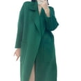 thumbnail image 3 of Sonducket Otoño Invierno frente abierto abrigo boda fiesta ceremonia niñas cálido cárdigan manga larga solapa ropa con bolsillos laterales ropa Abrigos y chamarras Beige METRO Sonducket AP013494-12, 3 of 6