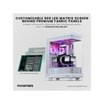 thumbnail image 2 of Phanteks Evolv X2 Matrix Mid Tower ATX Gaming Chassis with 900 LED Matrix Display, Fabric Interior Panel, Vertical Cooling System, Tempered Glass, Integrated D-RGB Lighting, Grey White, 2 of 6