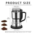 thumbnail image 3 of Electric Grain Mill Grinder, Stainless Steel Coffee and Spice Grinder, Fine Powder Herb Grinder for Home Use, Grinding for Kitchen, 3 of 8