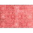 thumbnail image 1 of Ahgly Company Indoor Rectangle Abstract Red Modern Area Rugs, 7' x 9', 1 of 4