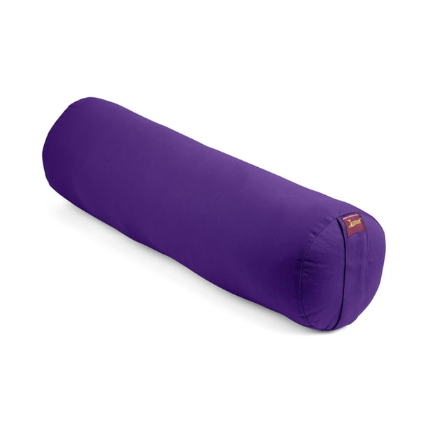 YOGAVNI Yoga Bolster Large Cylindrical Round 100 Cotton Cover