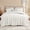 White, variant on Aisbo Fleece Twin Comforter Set, Fluffy Bed Set, White, Super Soft and Warm Bedding, Luxury Fuzzy Faux Fur Comforter for Winter, with 1 Pillowcase