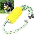 thumbnail image 5 of YAHHU Corn‑Shaped Teething & Teeth‑Cleaning Dog Toy with Cotton Rope – Bite‑Resistant TPR, Dual‑Side Channels for Toothpaste & Treats, 5 of 13
