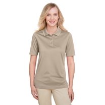 Harriton M348W Women's Advantage Snag Protection Plus Polo-Khaki-L