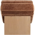 thumbnail image 5 of Meridian Furniture Marcella Cognac Polyester Chaise Lounge, 5 of 11