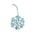 thumbnail image 2 of Fiudx Colgante de Copo de Nieve Navideño, Diseño de Estrella Tejido a Mano, Decoración Navideña Vibrante, Decoración Versátil para El Hogar, Perfecto para Árbol o Chimenea, Regalo Ideal, Tamaño 12 Cm, 2 of 5