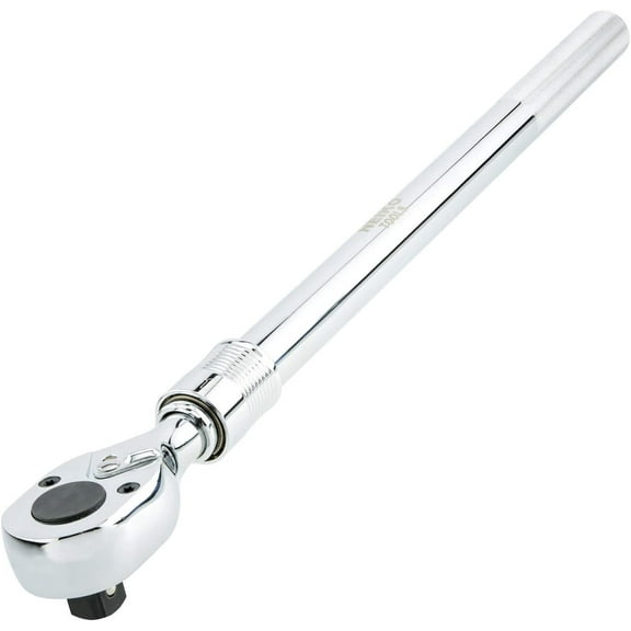 Neiko 03069A 3/4-Inch-Drive Extendable Ratchet Handle, 24-Tooth Reversible Ratcheting Feature, Extends 24 to 39 3/4 Inches