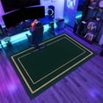 Curated visual reference: Green Apartment Decor For Small Luxury Living Reference: Luxury Green Gold Area Rugs Emerald Gold Border Carpet Non