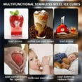 thumbnail image 5 of Stainless Steel Whiskey Stones Ice Cubes Reusable for Whiskey, Vodka, Liqueurs, Wine, Beverage Juice or Soda, Pack of 2, 5 of 5