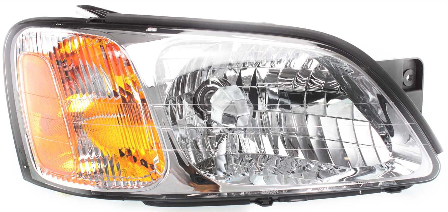 Headlight Compatible With 2000-2004 Subaru Legacy 2003-2006 Baja SET of 2 Left Driver and Right Passenger Side Halogen With bulb(s)