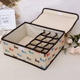thumbnail image 5 of Rovga Storage Bins600D Oxfords Cloth 13 Lattice Finishing Box Underwear Storage Box Bra Socks Foldable Underwear Storage Box Foldable Storage Bag Washable H, 5 of 9